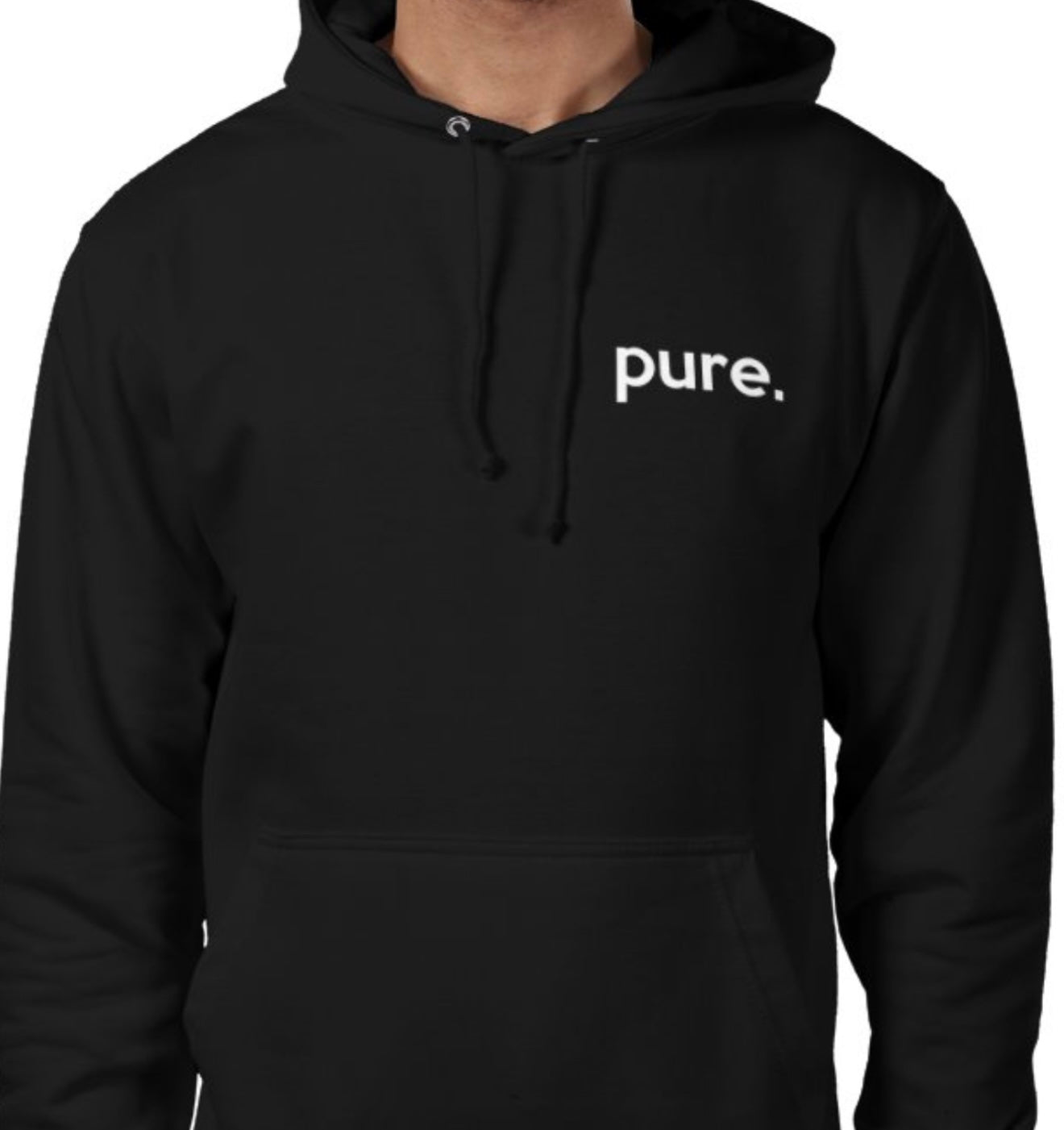Addiction Mens Hoodie White Or Black pure. Merchandise