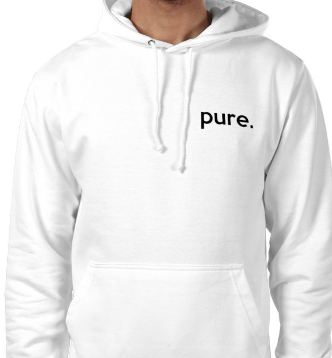 Addiction Mens Hoodie White Or Black pure. Merchandise