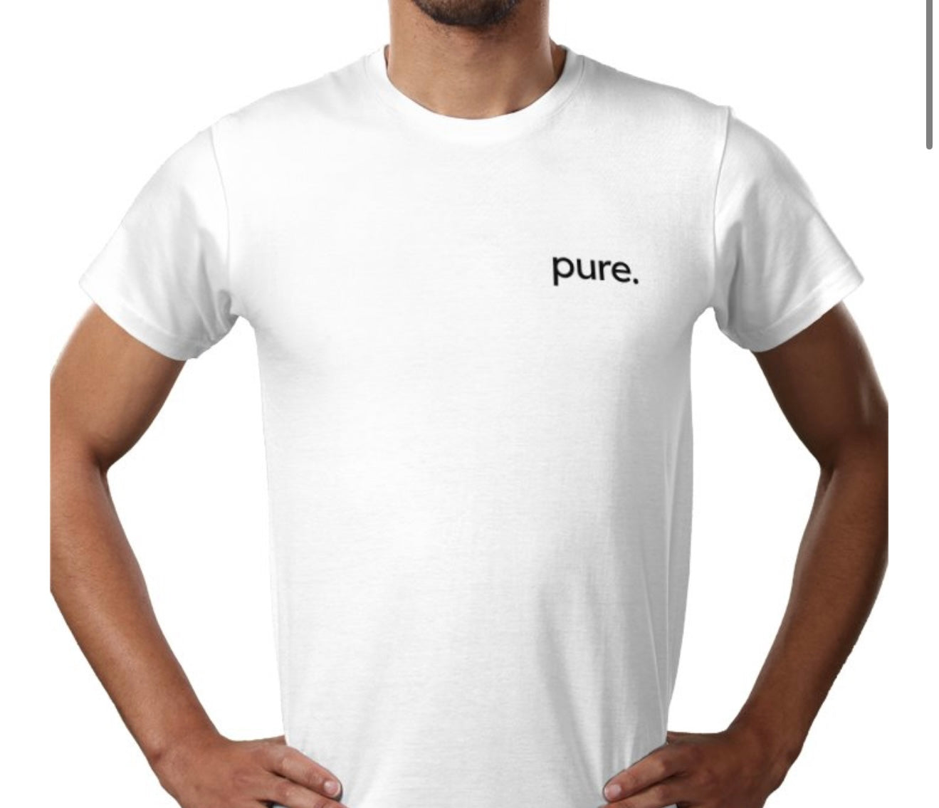 Mens T-Shirt  White or Black Merchandise