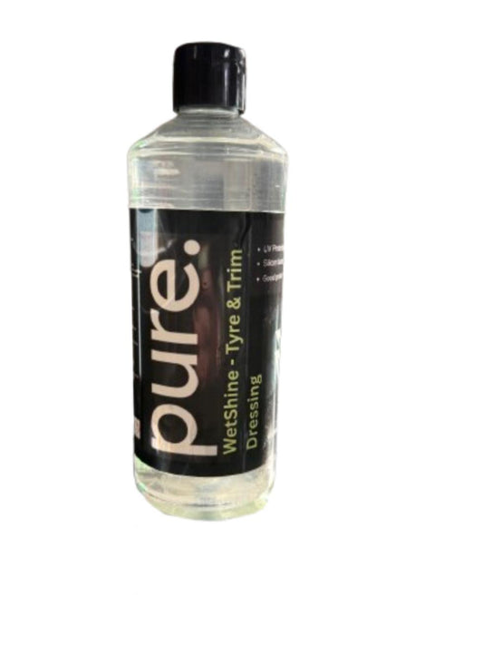 WetShine Gloss Black - Tyre & Trims) 500ml Car Care (Normal Price £13.99)